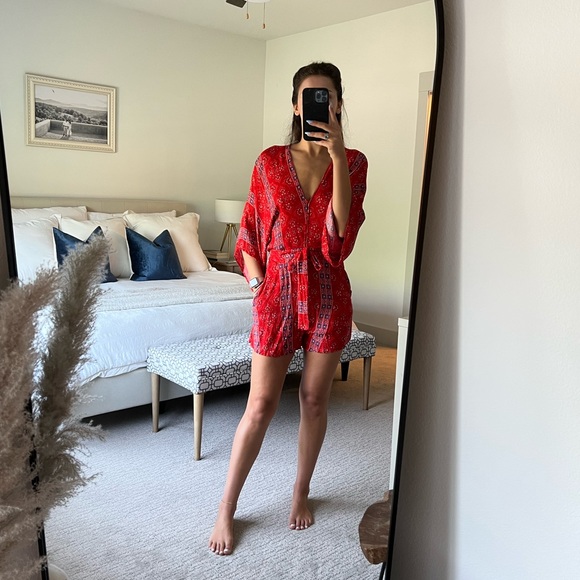 Red romper - Picture 2 of 5